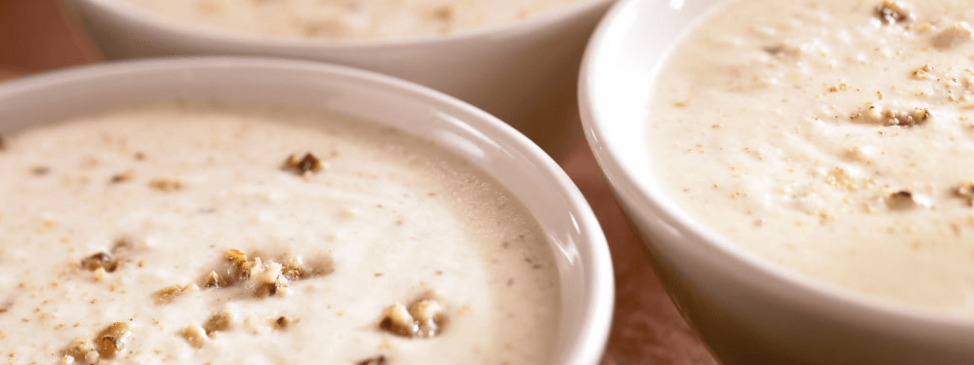 Soupe au céleri et champignons avec Maredsous® Fondu Double Crème